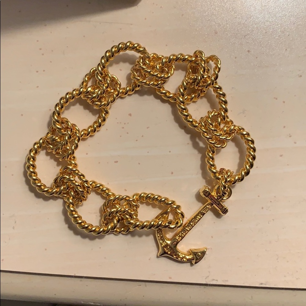 KJP Gold Anchor Bracelet